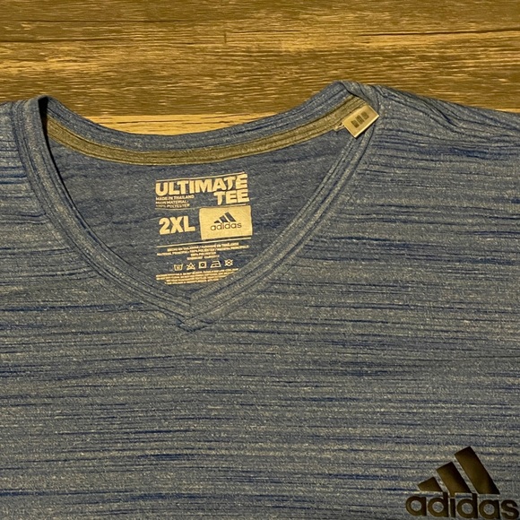 Adidas Athleticwear V Neck T Shirt - Picture 2 of 4